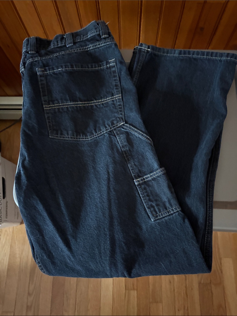 Dark Blue Carpenter Jeans - Classic Workwear